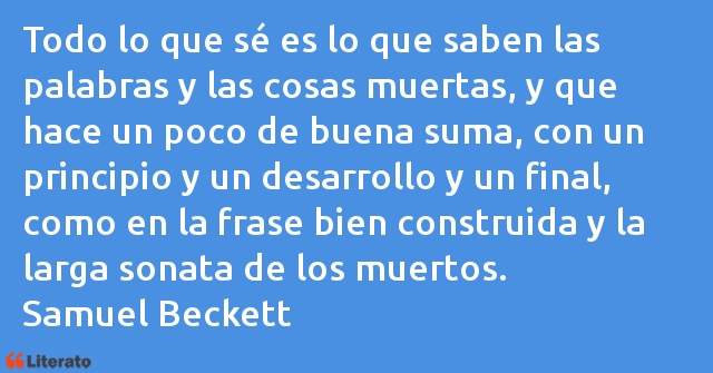 Frases de Samuel Beckett