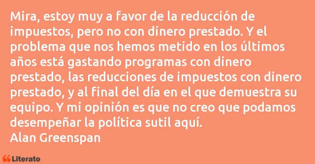 Frases de Alan Greenspan