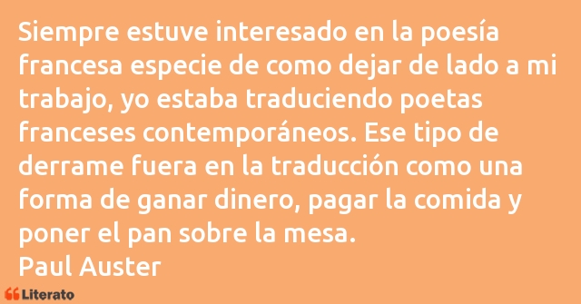 Frases de Paul Auster