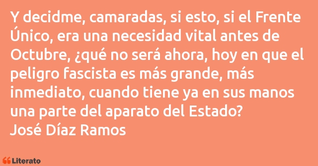 Frases de José Díaz Ramos