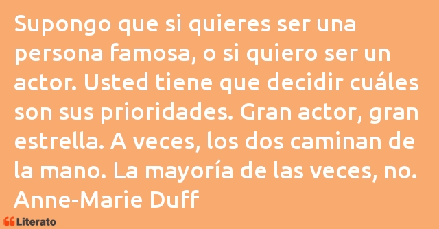 Frases de Anne-Marie Duff