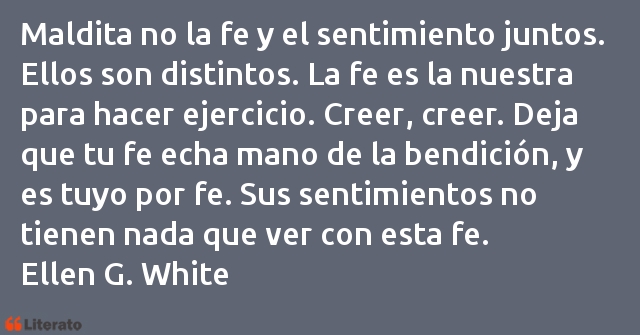 Frases de Ellen G. White