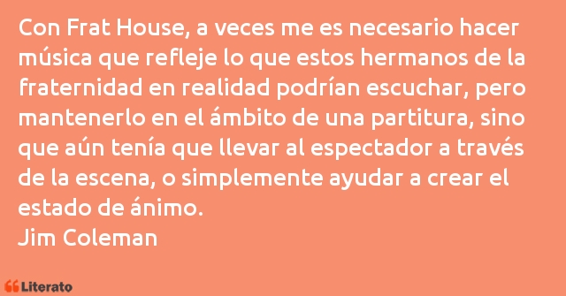 Frases de Jim Coleman