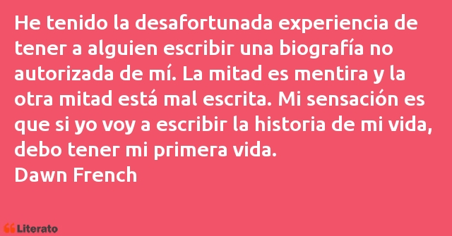 Frases de Dawn French