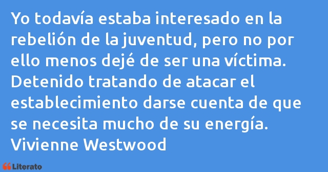 Frases de Vivienne Westwood