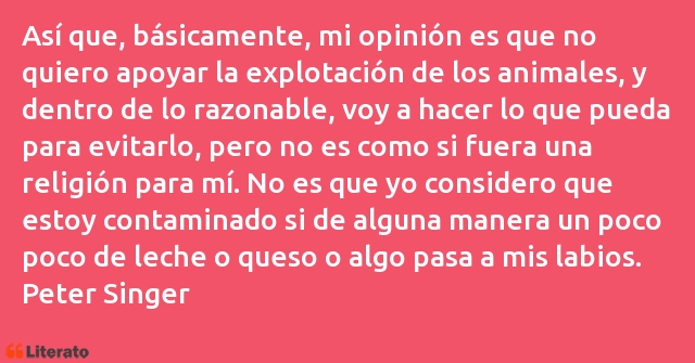 Frases de Peter Singer