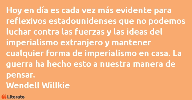 Frases de Wendell Willkie