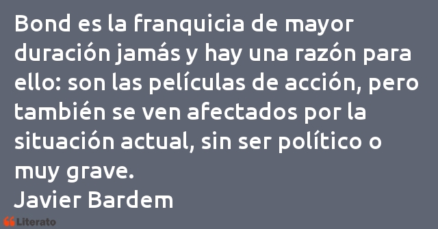 Frases de Javier Bardem