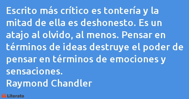 Frases de Raymond Chandler