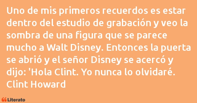 Frases de Clint Howard