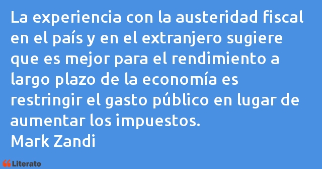 Frases de Mark Zandi