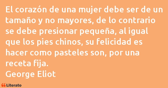 Frases de George Eliot