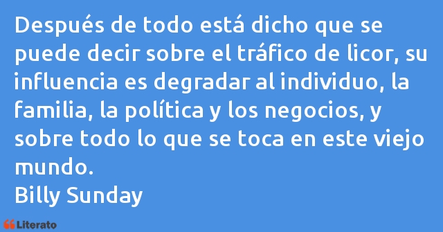 Frases de Billy Sunday