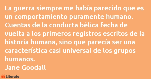 Frases de Jane Goodall