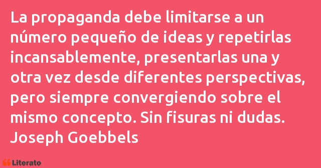 Frases de Joseph Goebbels