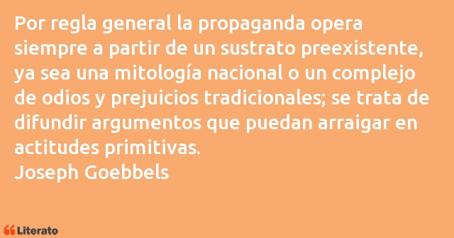 Frases de Joseph Goebbels