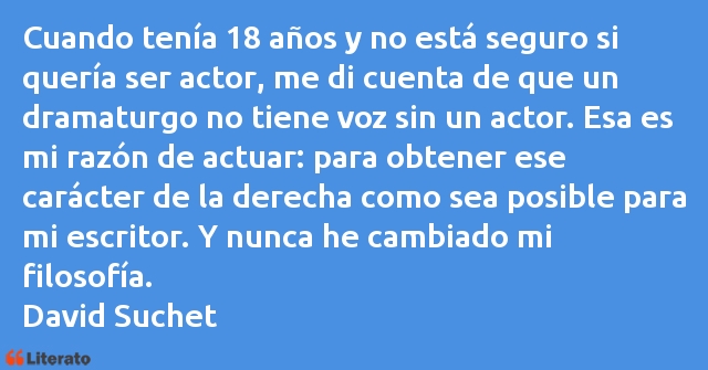 Frases de David Suchet