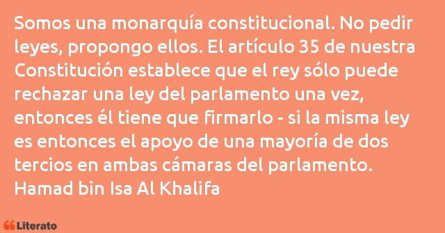 Frases de Hamad bin Isa Al Khalifa