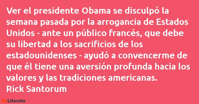 Frases de Rick Santorum