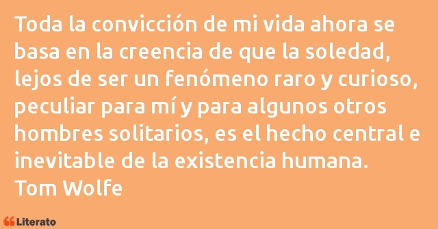 Frases de Tom Wolfe