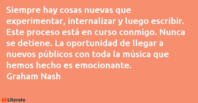 Frases de Graham Nash