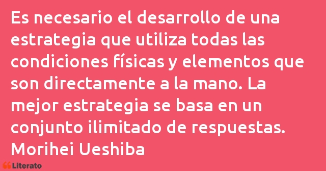 Frases de Morihei Ueshiba