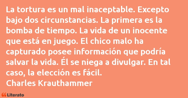 Frases de Charles Krauthammer