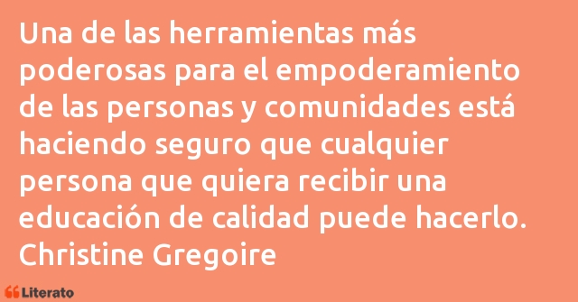 Frases de Christine Gregoire