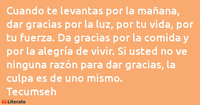 Frases de Tecumseh