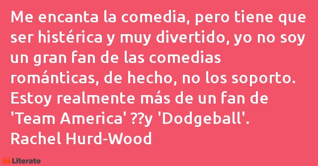 Frases de Rachel Hurd-Wood