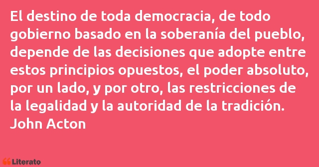 Frases de John Acton