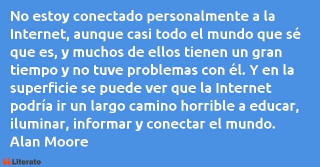 Frases de Alan Moore