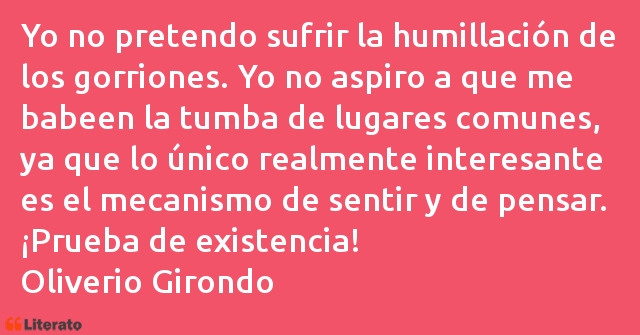 Frases de Oliverio Girondo