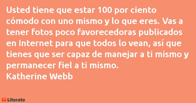 Frases de Katherine Webb