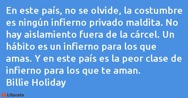 Frases de Billie Holiday