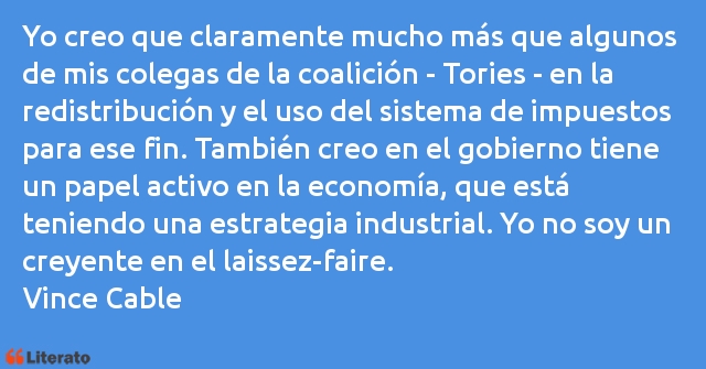 Frases de Vince Cable