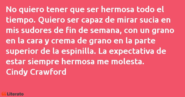 Frases de Cindy Crawford