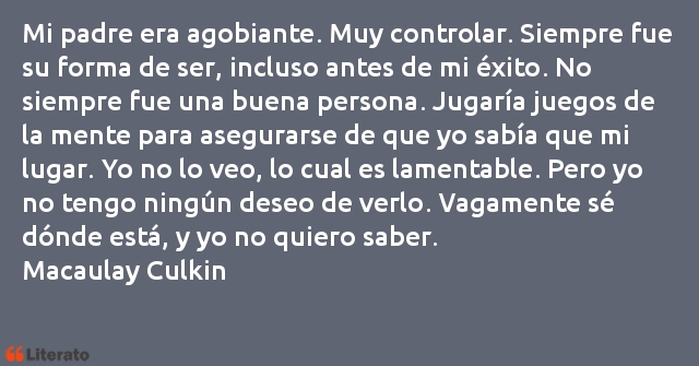 Frases de Macaulay Culkin