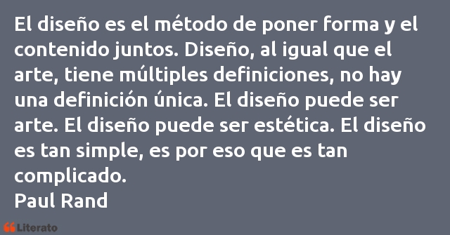 Frases de Paul Rand