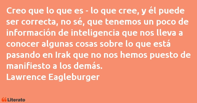 Frases de Lawrence Eagleburger