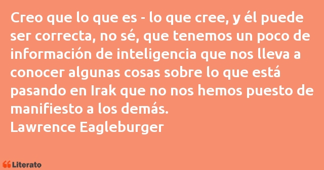 Frases de Lawrence Eagleburger