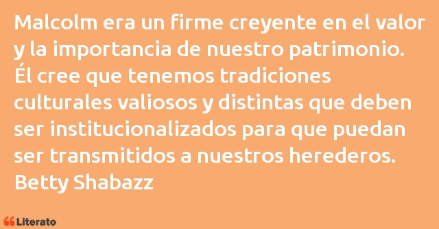Frases de Betty Shabazz