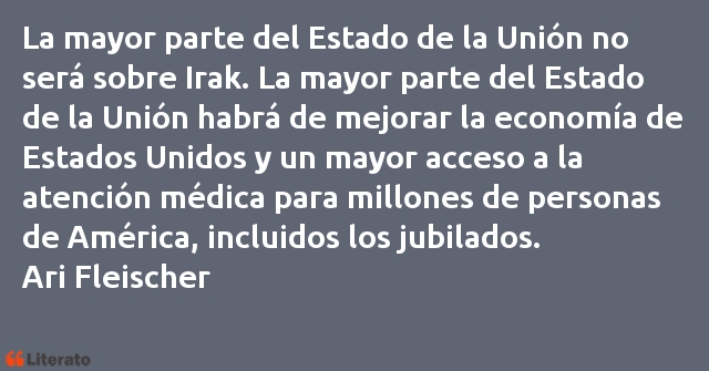 Frases de Ari Fleischer