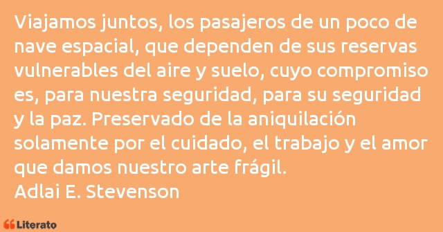 Frases de Adlai E. Stevenson