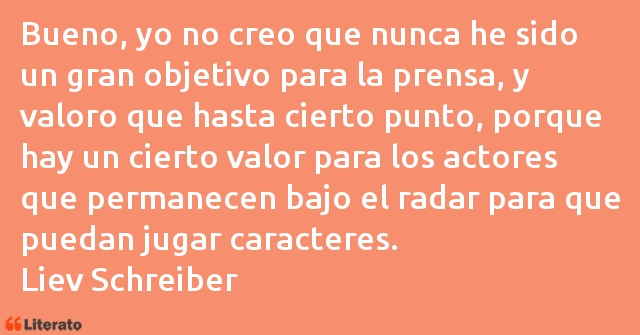 Frases de Liev Schreiber