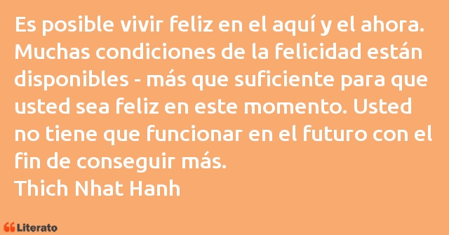 Frases de Thich Nhat Hanh