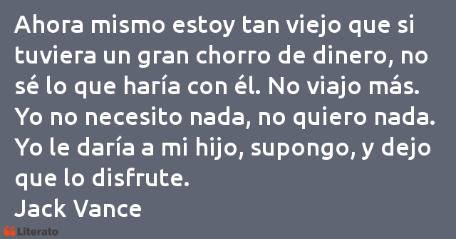 Frases de Jack Vance