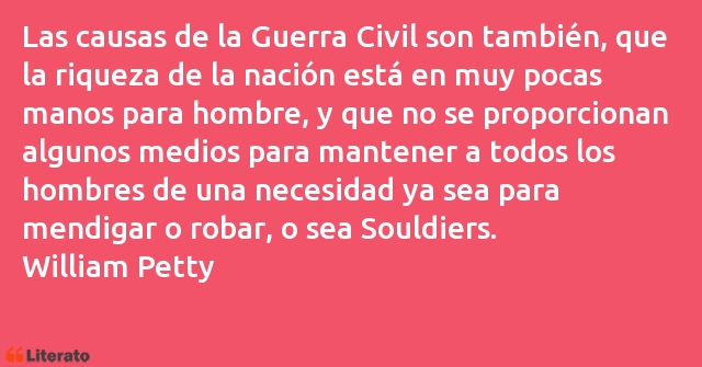 Frases de William Petty