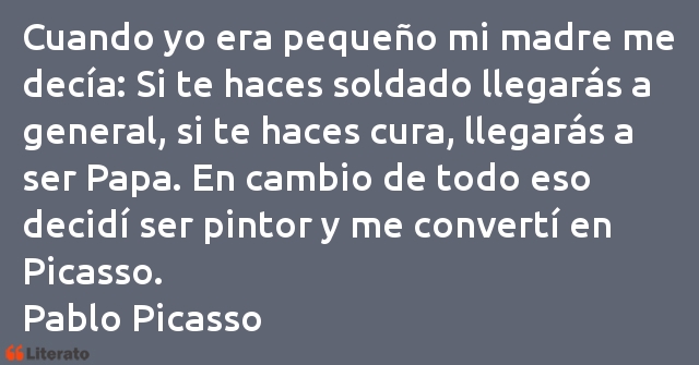 Frases de Pablo Picasso