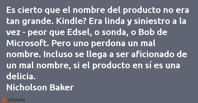 Frases de Nicholson Baker